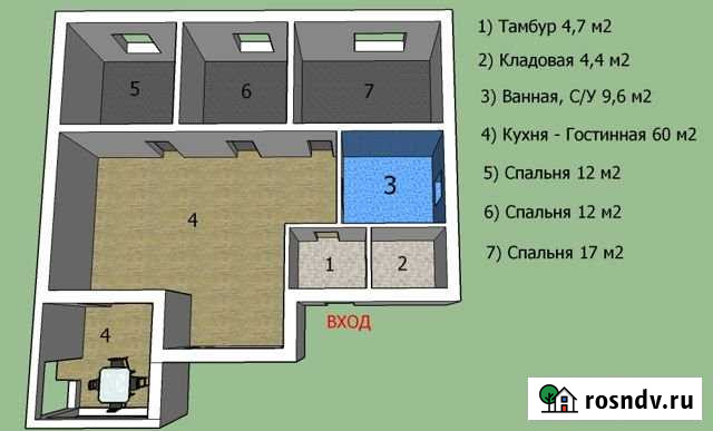 Дом 118 м² на участке 6 сот. на продажу в Георгиевске Георгиевск - изображение 1