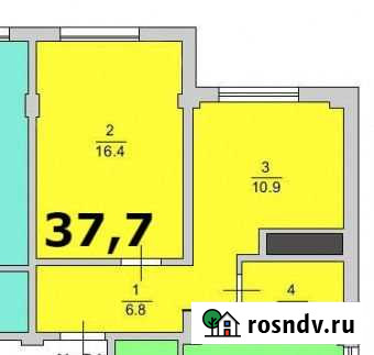 1-комнатная квартира, 38 м², 3/8 эт. на продажу в Яблоновском Яблоновский - изображение 1