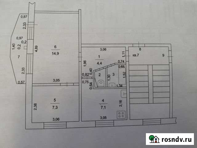2-комнатная квартира, 36.5 м², 3/5 эт. на продажу в Яхроме Яхрома - изображение 1
