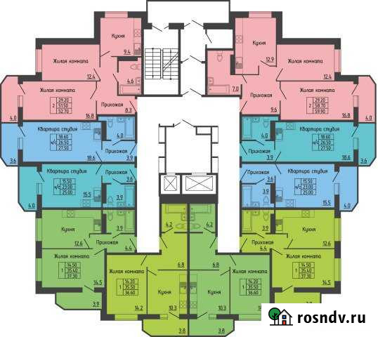 2-комнатная квартира, 59.9 м², 1/17 эт. на продажу в Чебоксарах Чебоксары - изображение 1