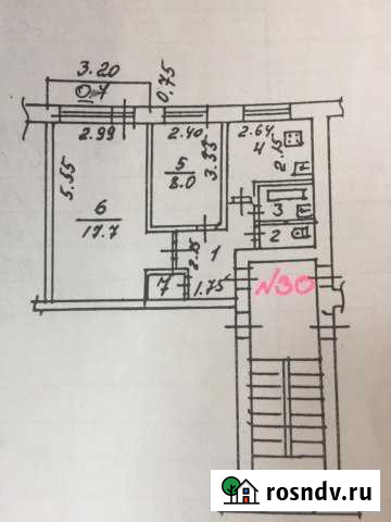 2-комнатная квартира, 43 м², 4/5 эт. на продажу в Новосокольниках Новосокольники - изображение 1