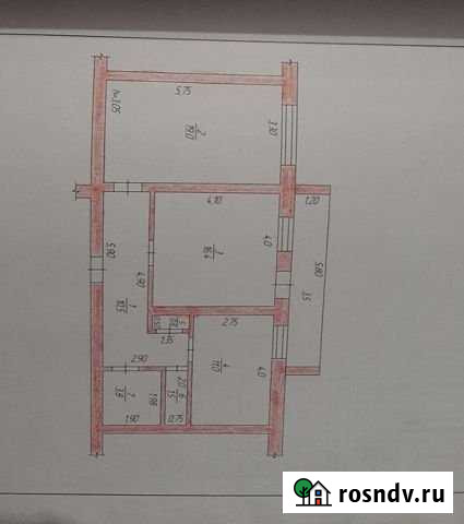 2-комнатная квартира, 63 м², 2/3 эт. на продажу в Лениногорске Лениногорск - изображение 1