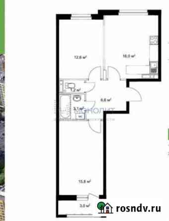 2-комнатная квартира, 56.8 м², 2/18 эт. на продажу в Нижнем Новгороде Нижний Новгород