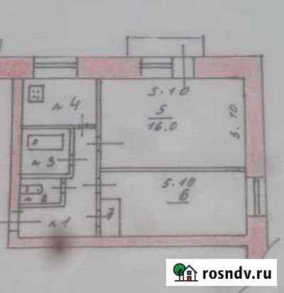 2-комнатная квартира, 42 м², 2/3 эт. на продажу в Колобово Колобово