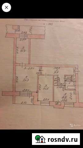 3-комнатная квартира, 63 м², 1/3 эт. на продажу в Красновишерске Красновишерск - изображение 1