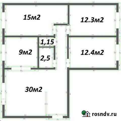 4-комнатная квартира, 80.2 м², 5/5 эт. на продажу в Емельяново Емельяново