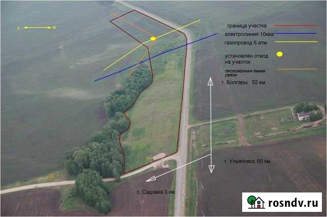 Участок СНТ, ДНП 1000 сот. на продажу в Старой Майне Старая Майна - изображение 1