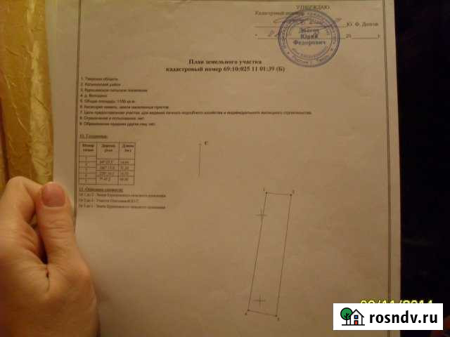 Участок ИЖС 11 сот. на продажу в Твери Тверь - изображение 1