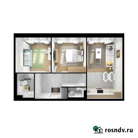 2-комнатная квартира, 61.7 м², 8/11 эт. на продажу в Балашихе Балашиха - изображение 1