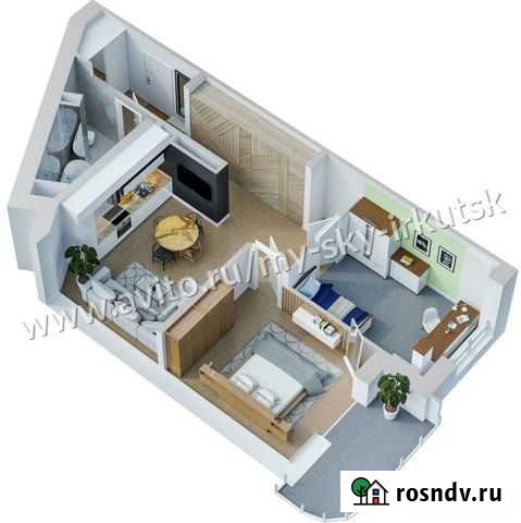 3-комнатная квартира, 85 м², 20/21 эт. на продажу в Маркове Маркова - изображение 1