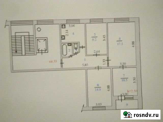 4-комнатная квартира, 70 м², 9/9 эт. на продажу в Пензе Пенза - изображение 1