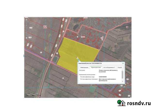 Участок СНТ, ДНП 7200 сот. на продажу в Лебяжьем Алтайского края Лебяжье - изображение 1