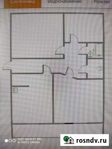 3-комнатная квартира, 62 м², 2/3 эт. на продажу в Октябрьском Челябинской области Октябрьское - изображение 1