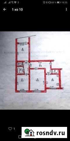 3-комнатная квартира, 67 м², 5/5 эт. на продажу в Окуловке Окуловка - изображение 1