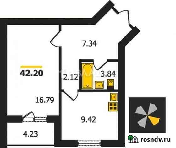1-комнатная квартира, 42.2 м², 2/12 эт. на продажу во Владимире Владимир