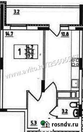 1-комнатная квартира, 37.2 м², 1/18 эт. на продажу во Владимире Владимир