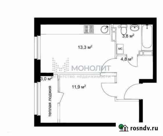 1-комнатная квартира, 36.8 м², 9/18 эт. на продажу в Нижнем Новгороде Нижний Новгород