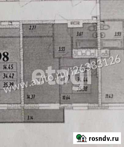1-комнатная квартира, 35.4 м², 19/25 эт. на продажу в Казани Казань - изображение 1