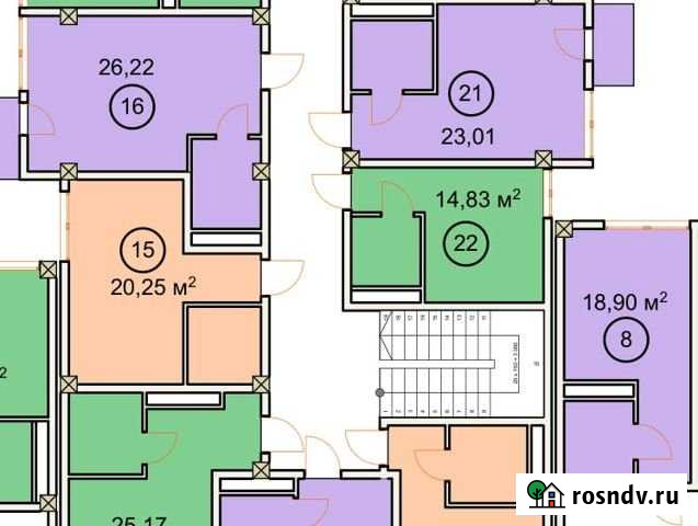 Квартира-студия, 20.3 м², 1/3 эт. на продажу в Сочи Сочи - изображение 1