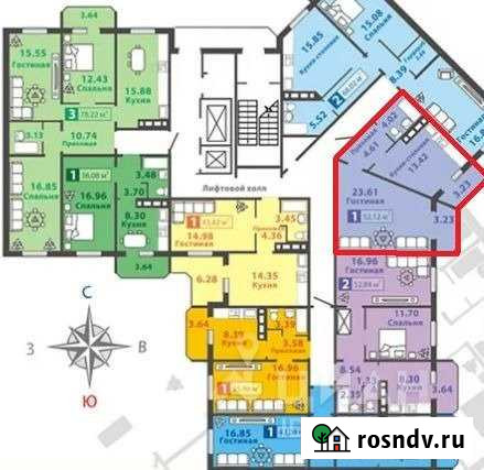 1-комнатная квартира, 49 м², 8/16 эт. на продажу в Чебоксарах Чебоксары - изображение 1
