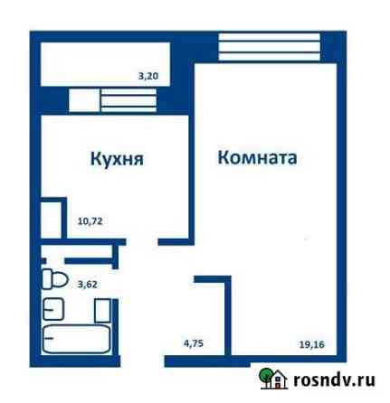 1-комнатная квартира, 41.2 м², 8/16 эт. на продажу в Поварово Поварово