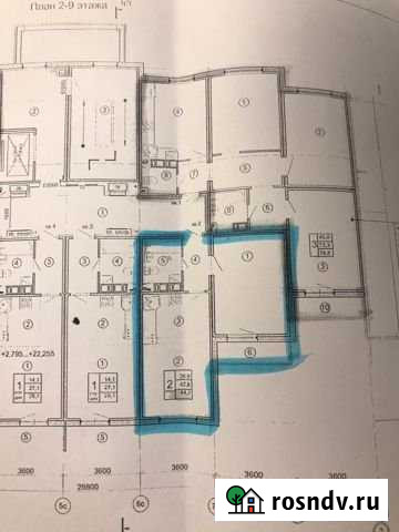 2-комнатная квартира, 45 м², 8/9 эт. на продажу в Воронеже Воронеж - изображение 1