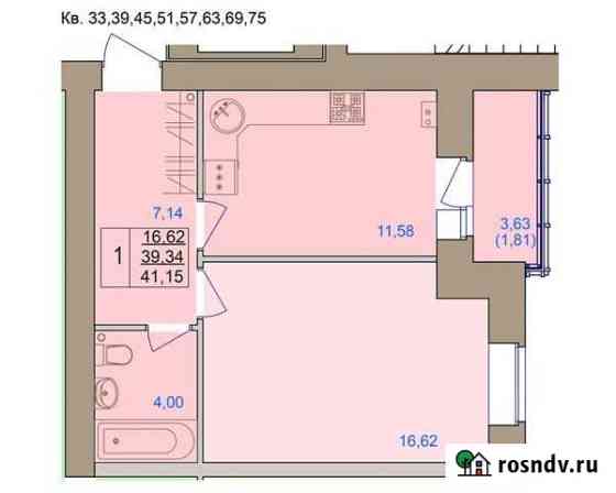 1-комнатная квартира, 41.2 м², 2/9 эт. на продажу в Костроме Кострома