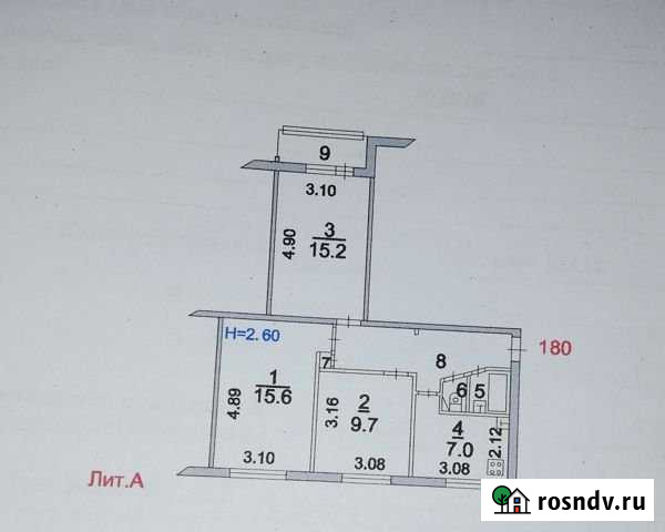 Комната 16.8 м² в 3-ком. кв., 1/9 эт. на продажу в Сергиевом Посаде Сергиев Посад - изображение 1