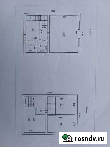Дом 100 м² на участке 3 сот. на продажу в Азове Азов - изображение 1
