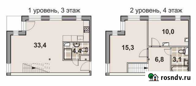 2-комнатная квартира, 73 м², 1/4 эт. на продажу в Петергофе Петергоф - изображение 1