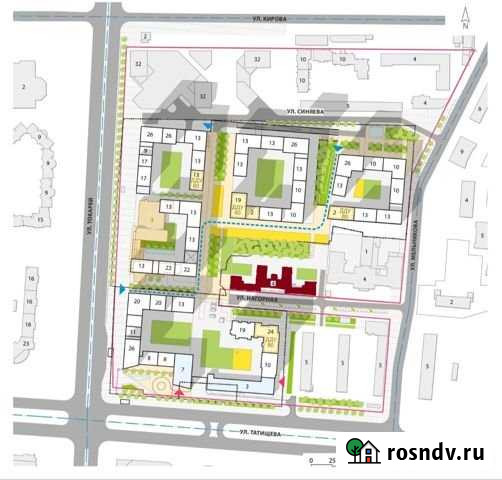 3-комнатная квартира, 88 м², 1/5 эт. на продажу в Екатеринбурге Екатеринбург - изображение 1