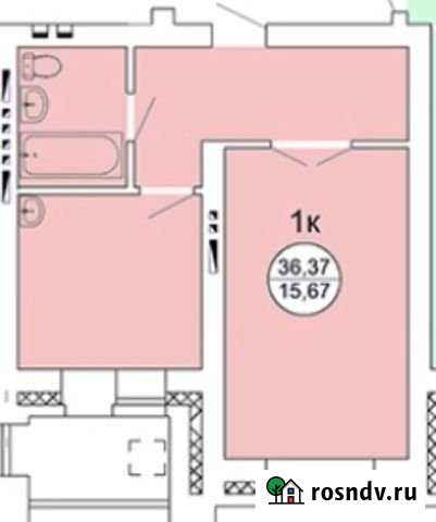 1-комнатная квартира, 37 м², 4/9 эт. на продажу в Бердске Бердск - изображение 1