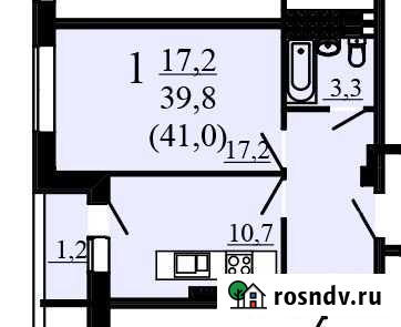 1-комнатная квартира, 41 м², 6/6 эт. на продажу в Сергиевом Посаде Сергиев Посад - изображение 1