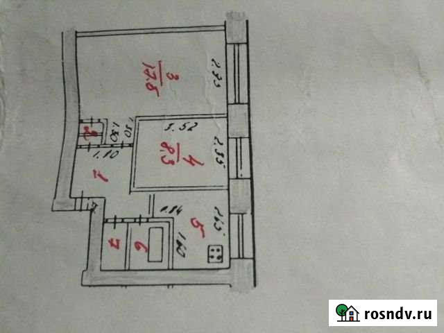 2-комнатная квартира, 40 м², 2/2 эт. на продажу в Красногорском Республики Марий Эл Красногорский - изображение 1