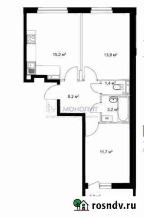 2-комнатная квартира, 53.2 м², 7/18 эт. на продажу в Нижнем Новгороде Нижний Новгород