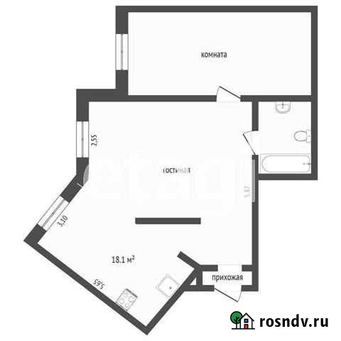 2-комнатная квартира, 65 м², 3/4 эт. на продажу в Балашихе Балашиха - изображение 1
