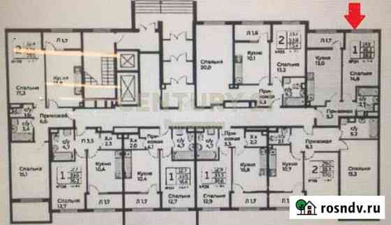 1-комнатная квартира, 38.2 м², 2/12 эт. на продажу в Воскресенском Московской области Воскресенское