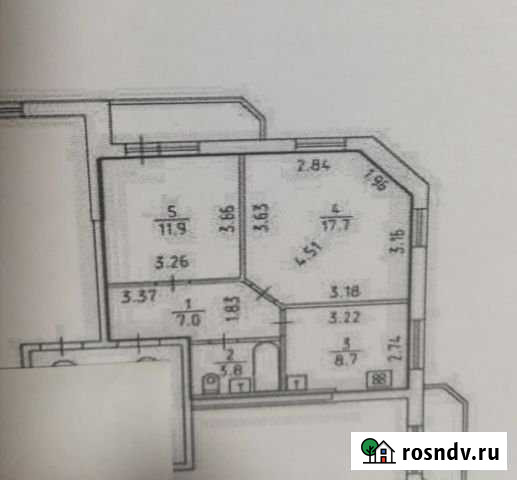 2-комнатная квартира, 49 м², 3/18 эт. на продажу в Ижевске Ижевск - изображение 1