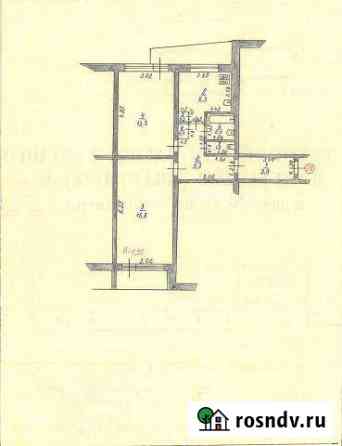 2-комнатная квартира, 53.7 м², 3/5 эт. на продажу в Рузаевке Рузаевка