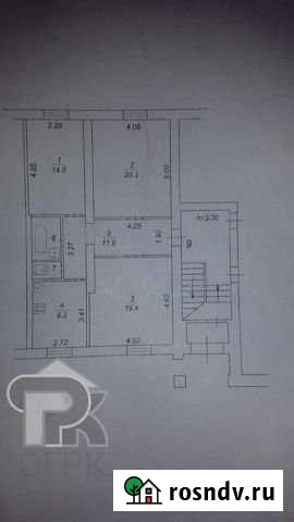 3-комнатная квартира, 79.4 м², 1/2 эт. на продажу в Балашихе Балашиха - изображение 1