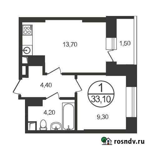1-комнатная квартира, 33.1 м², 15/17 эт. на продажу в Люберцах Люберцы