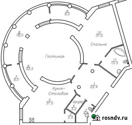 2-комнатная квартира, 193.6 м², 1/7 эт. на продажу в Кисловодске Кисловодск - изображение 1