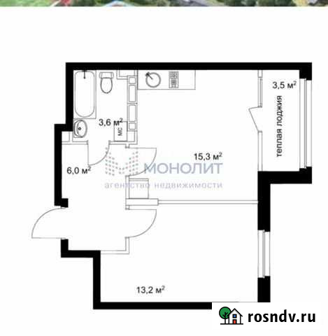 1-комнатная квартира, 41.6 м², 6/18 эт. на продажу в Нижнем Новгороде Нижний Новгород - изображение 1
