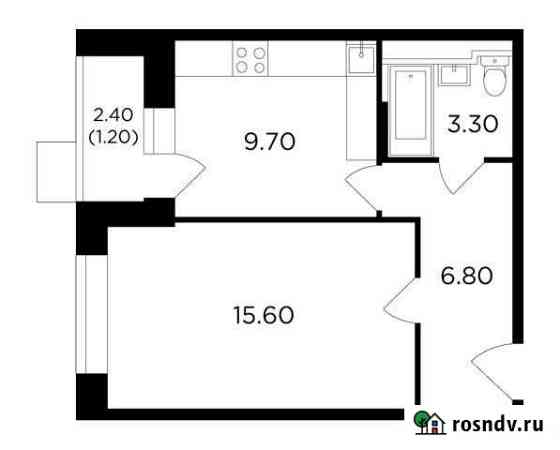 1-комнатная квартира, 36.6 м², 6/17 эт. на продажу в Мытищах Мытищи