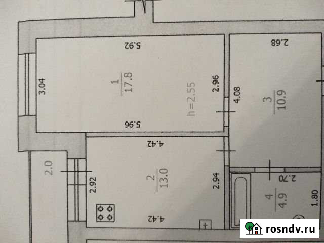 1-комнатная квартира, 46.6 м², 5/10 эт. на продажу в Саранске Саранск - изображение 1