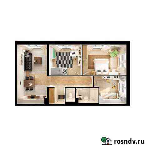 3-комнатная квартира, 78.8 м², 8/17 эт. на продажу в Андреевке Андреевка