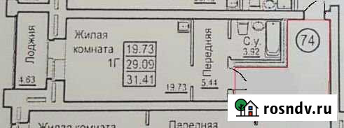Квартира-студия, 31.4 м², 1/9 эт. на продажу в Бердске Бердск - изображение 1