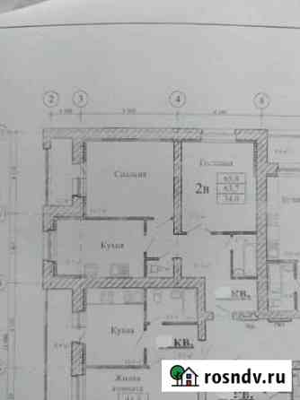 2-комнатная квартира, 65.8 м², 6/16 эт. на продажу в Тамбове Тамбов