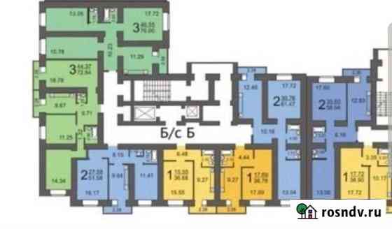2-комнатная квартира, 61.4 м², 12/17 эт. на продажу в Саратове Саратов