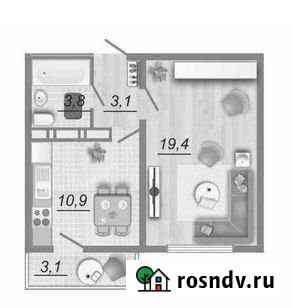 1-комнатная квартира, 38.2 м², 4/17 эт. на продажу в Воронеже Воронеж